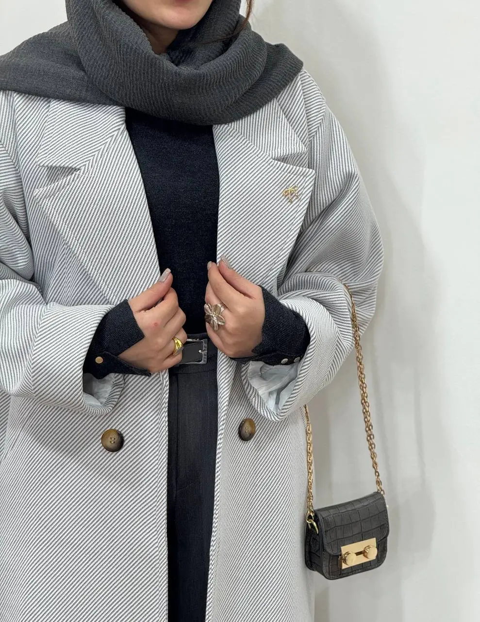 پالتو فوتر بلند آستردار ماهرخ